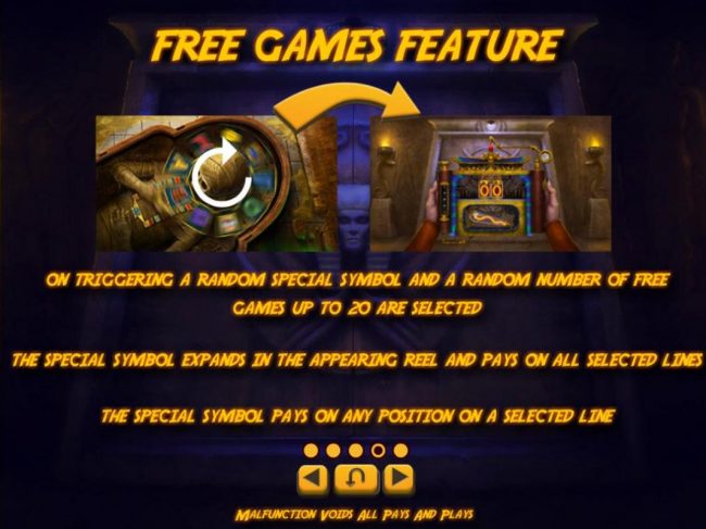 Free Games Feature Rules