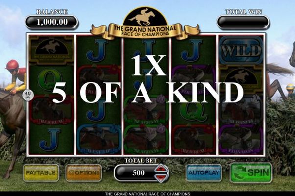 A winning five of a kind