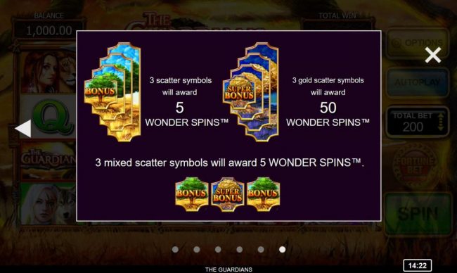 Wonder Spins Rules