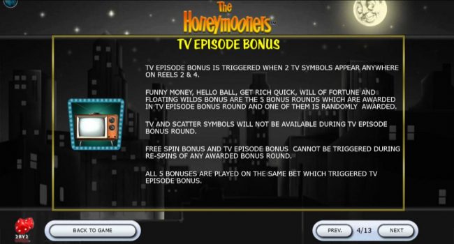 TV Episode Bonus Rules