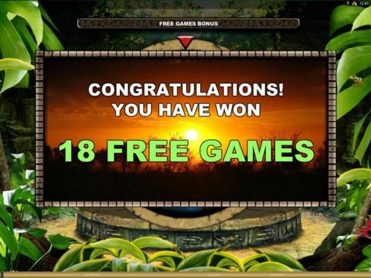 18 Free Games awarded.