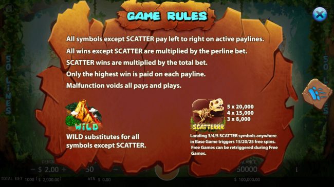 Wild and Scatter Symbol Rules