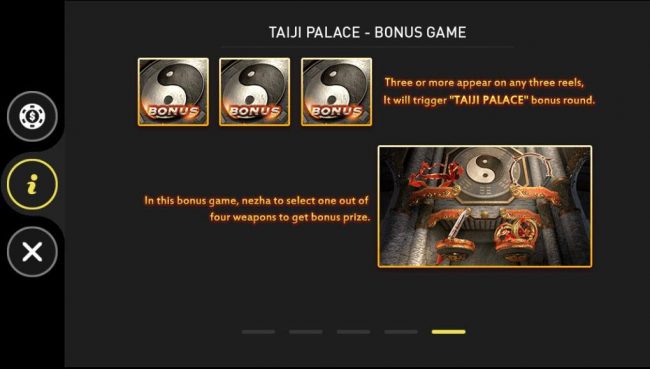 Taiji Palace Bonus Game Rules