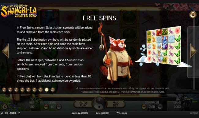 Free Spins Rules - Continued