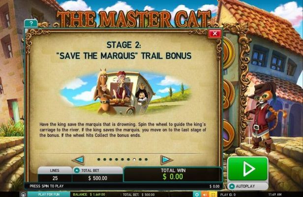 Save the Marquis Trail Bonus Rules