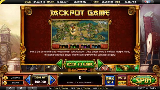 Jackpot Game Rules