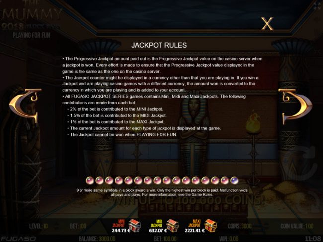 Jackpot Rules