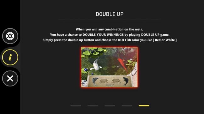 Double Up Gamble Feature Rules