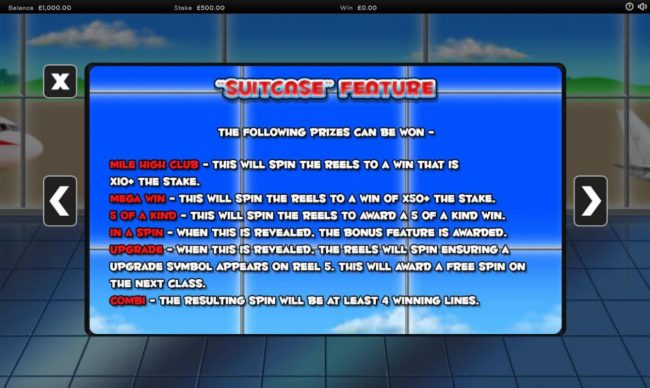 Suitcase Feature Rules