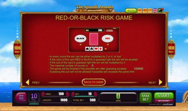 Red-Or-Black Risk Game Rules