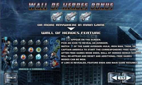 wall of hereos bonus rules