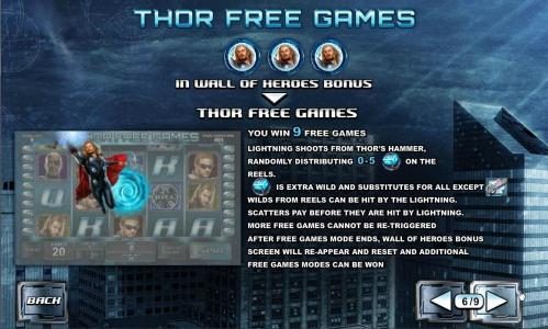 thor free games feature rules