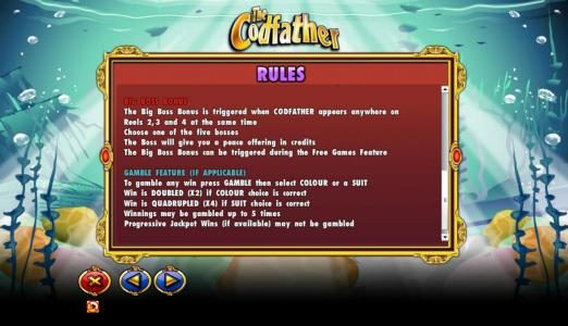 gamble feature rules