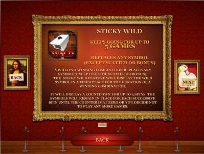 sticky wild rules