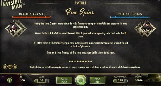 Free Spins Rules Conitnued