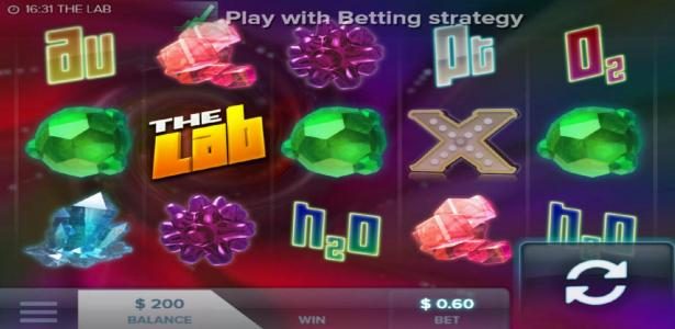 Main game board featuring five reels and 15 paylines with a $276,000 max payout