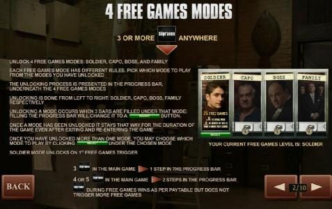 4 free games modes