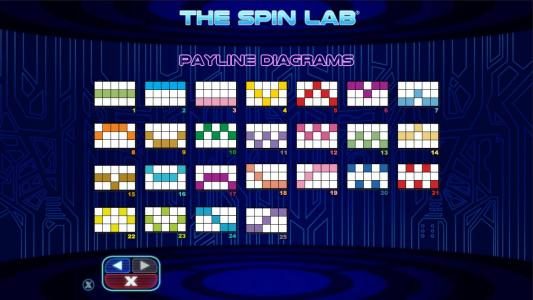 Payline Diagrams 1-25