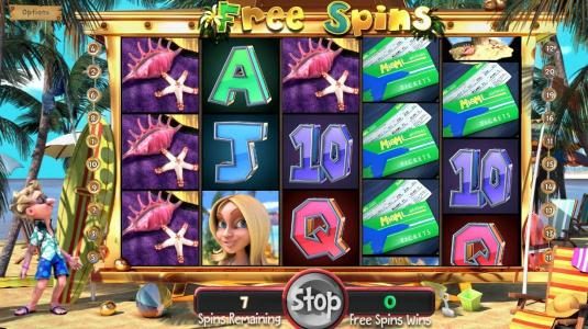 Free Spins Game Board