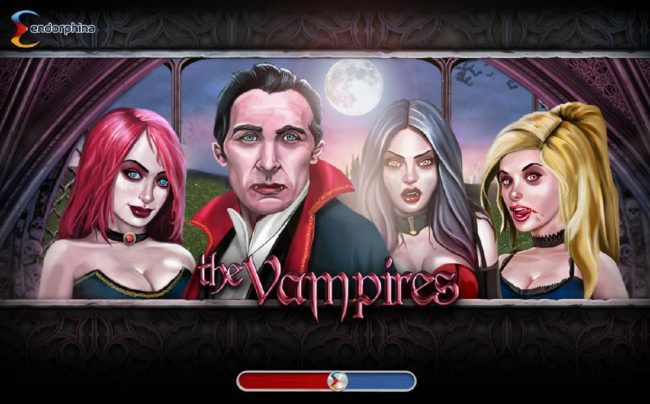 Splash screen - game loading - Based on a Dracula family theme.