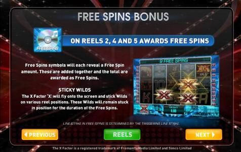 free spins bonus rules