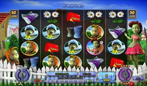 The game board will change back when you click the right SPIN button for more chances to win with smaller payouts.