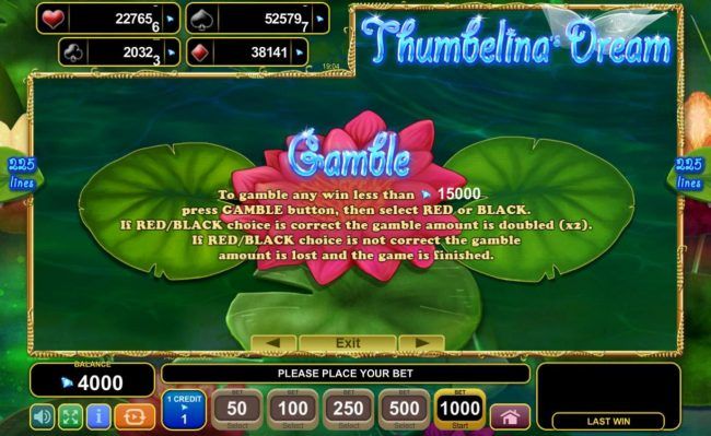 Gamble Feature Rules