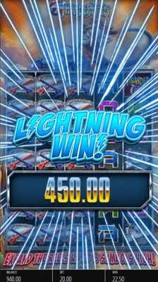Lightning Win awards 450 credits