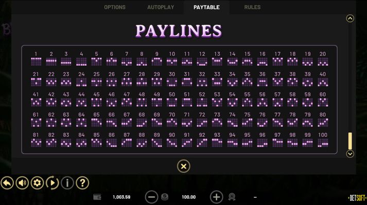 Thai Blossoms :: Paylines 1-100