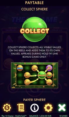 Cash Collect Feature