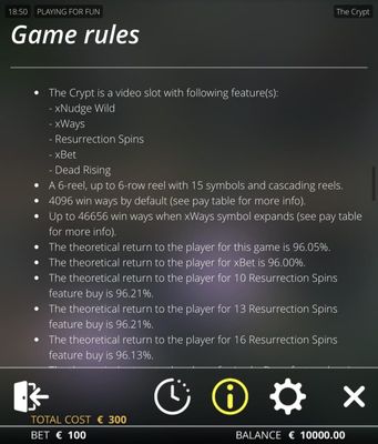 General Game Rules