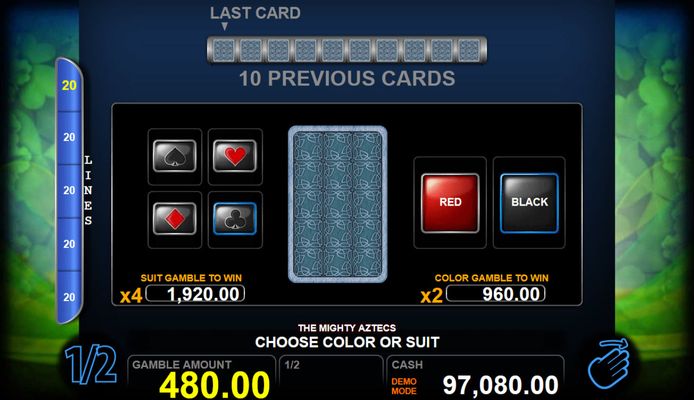 Gamble Feature Gameboard