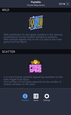 Wild and Scatter Rules