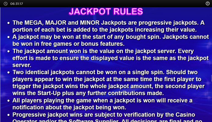 Jackpot Feature