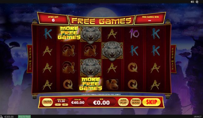 Free Spins Game Board