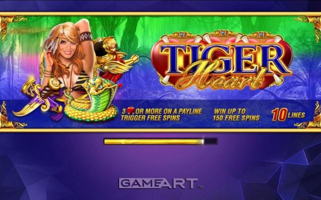 3 or more tiger heart symbols on a payline trigger free spins. Win up to 150 free spins.