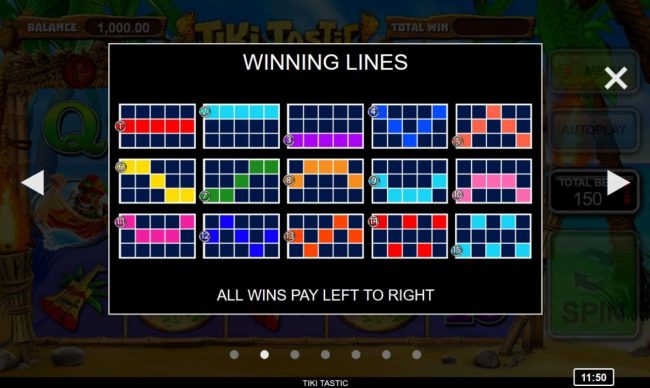 Win Lines 1-15