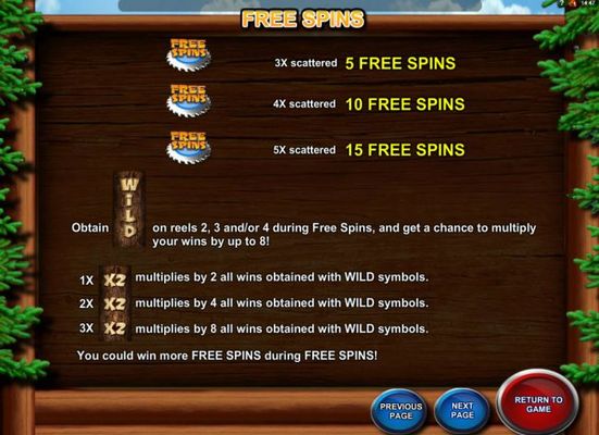 Free Spins Bonus Game Rules
