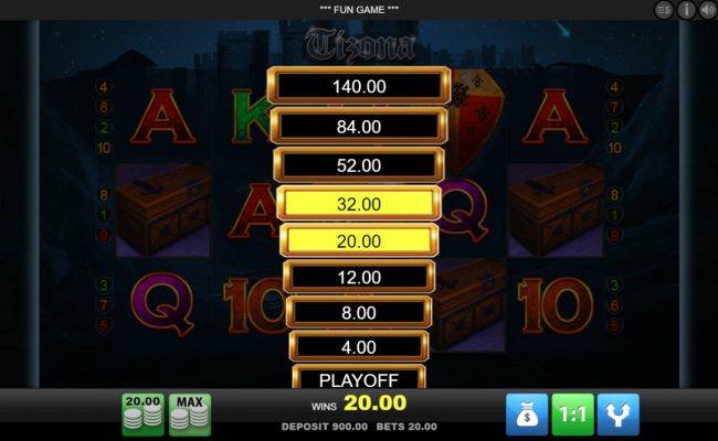 Ladder Gamble Feature Game Board