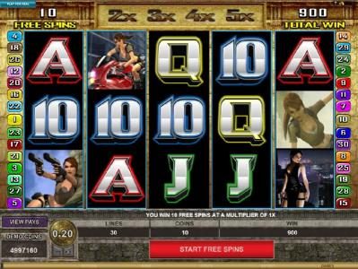 Free Spins Feature Game Board