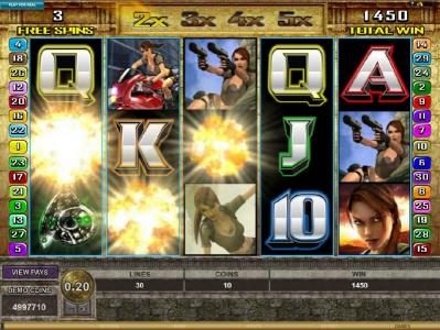 1450 coin jackpot awarded during free spins feature