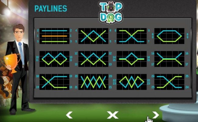 Payline Diagrams 1-25