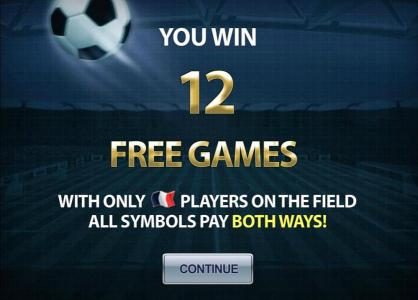 12 free games awarded