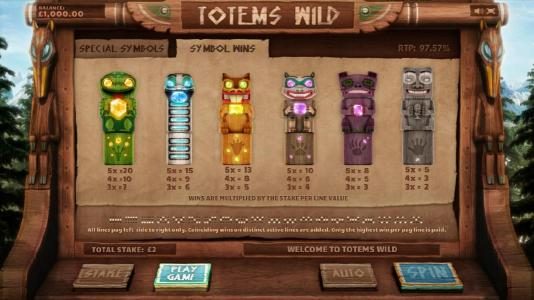 slot game symbols paytable