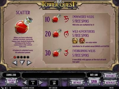 Red Potion Scatter - collect and use for free spins