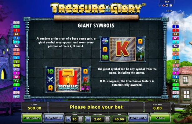 Giant Symbols