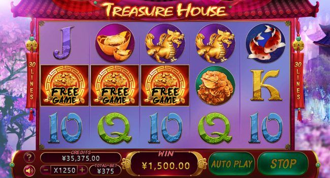 Scatter win triggers the free spins feature