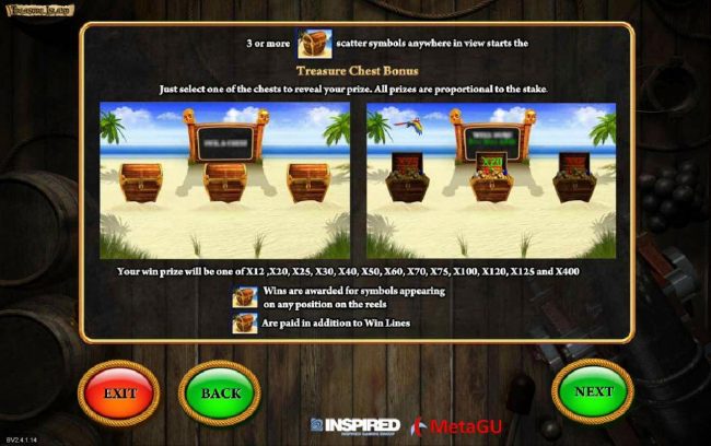 Treasure Chest Bonus Rules