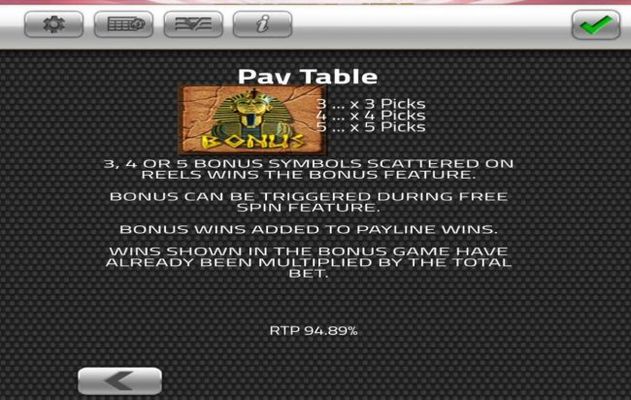 Bonus Game Rules