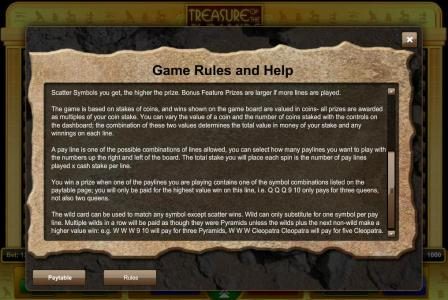 Game Rules and Help - Part 2